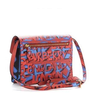 burberry graffiti print bag|BURBERRY Calfskin Graffiti Print Small Macken Crossbody Bag .